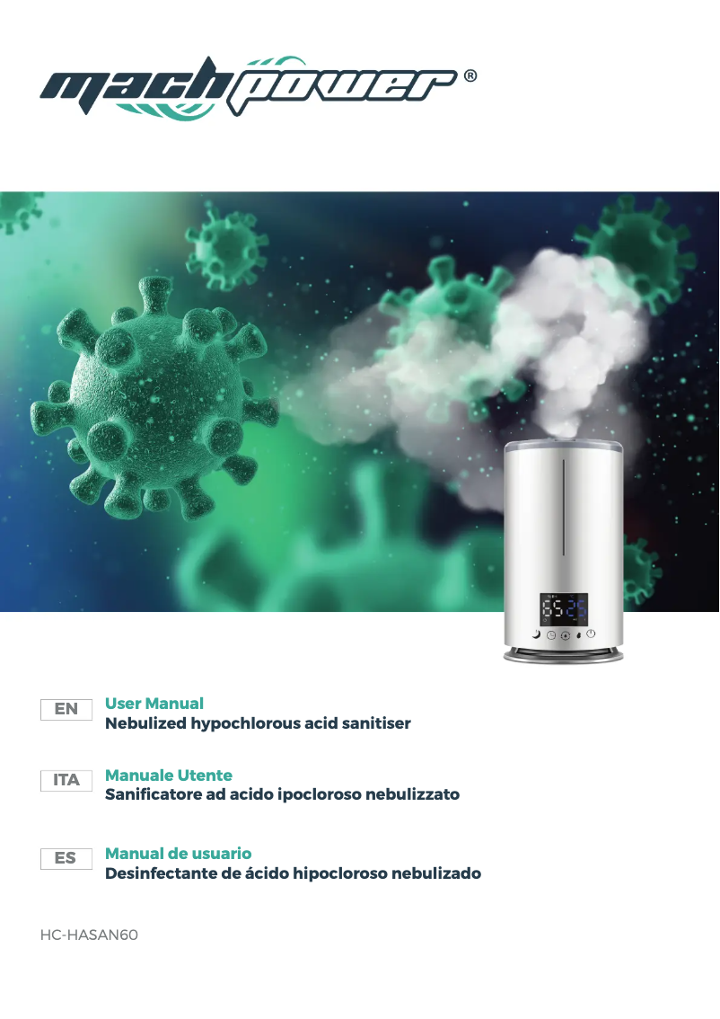Page n°1 - Manuel utilisateur Mach Power HC-HASAN60