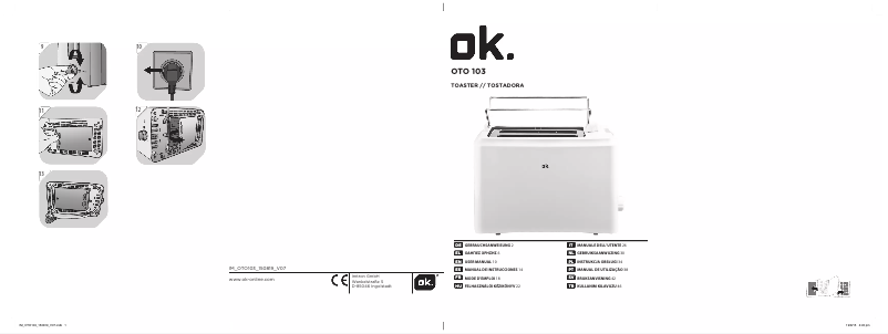 Page 1 de la notice Manuel utilisateur OK OTO 103-W