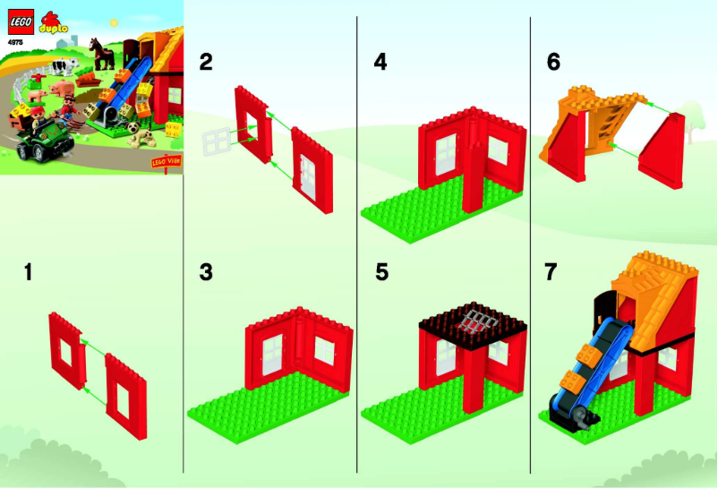 Page 1 of the manual User Manual Lego Duplo 4975