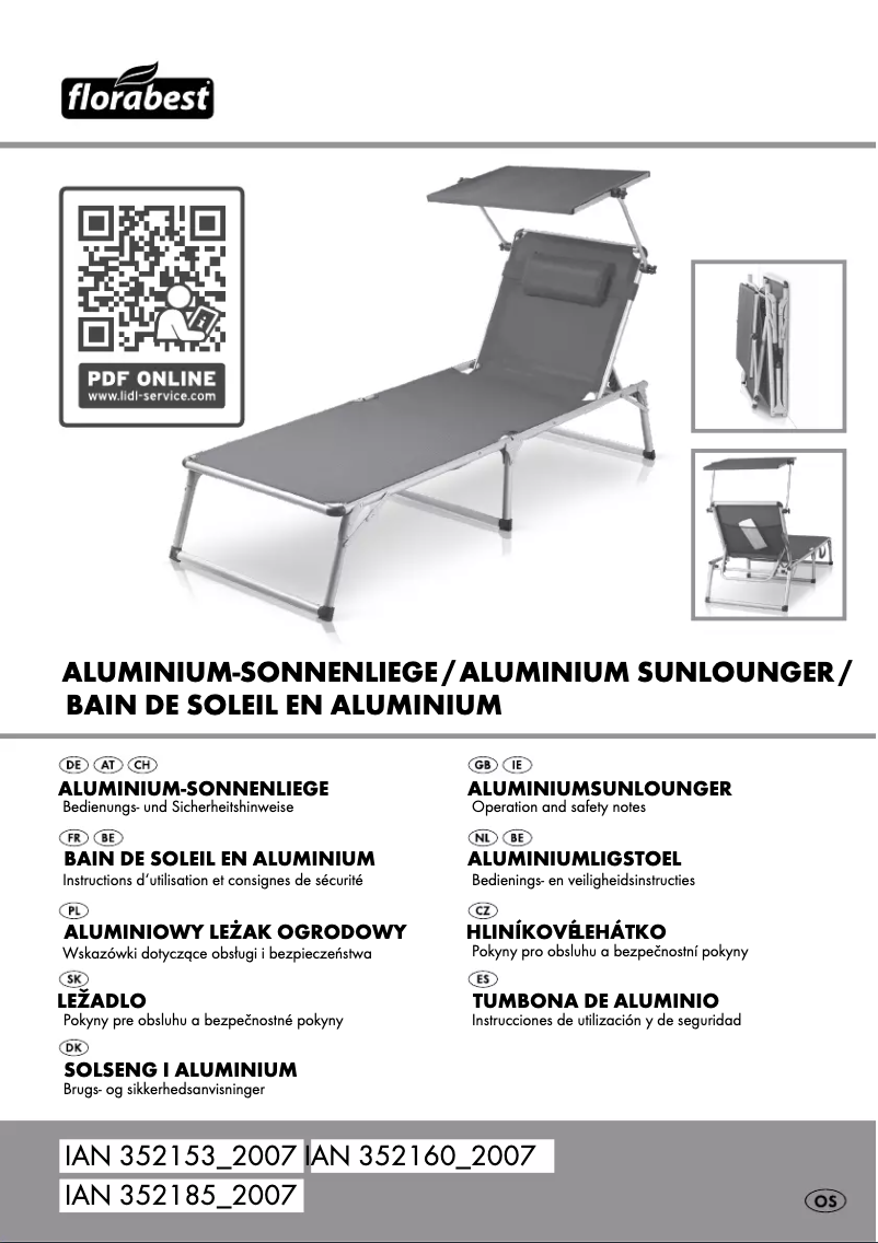 Página 1 del manual Manual de usuario Florabest IAN 352185