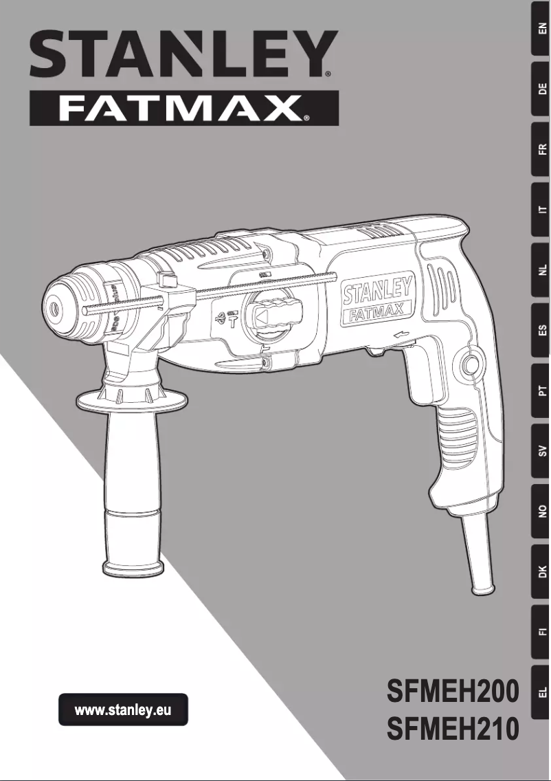 Page n°1 - Manuel utilisateur Stanley SFMEH210