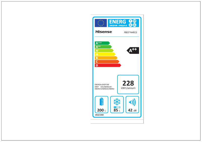 Image de la première page du manuel de l'appareil RB371N4EC2