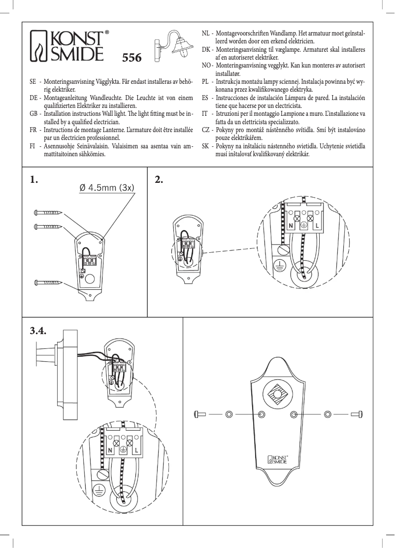 Image de la première page du manuel de l'appareil 556