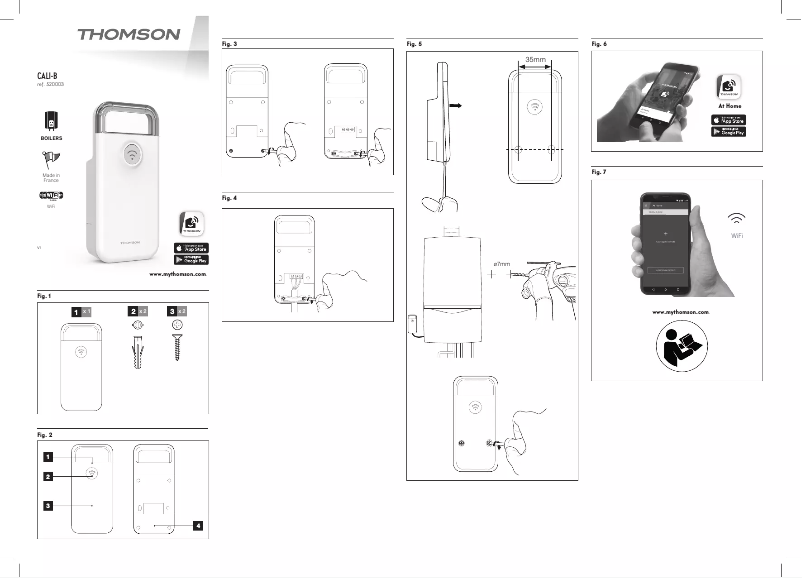 Page n°1 - Manuel utilisateur Thomson CALI-B 520003