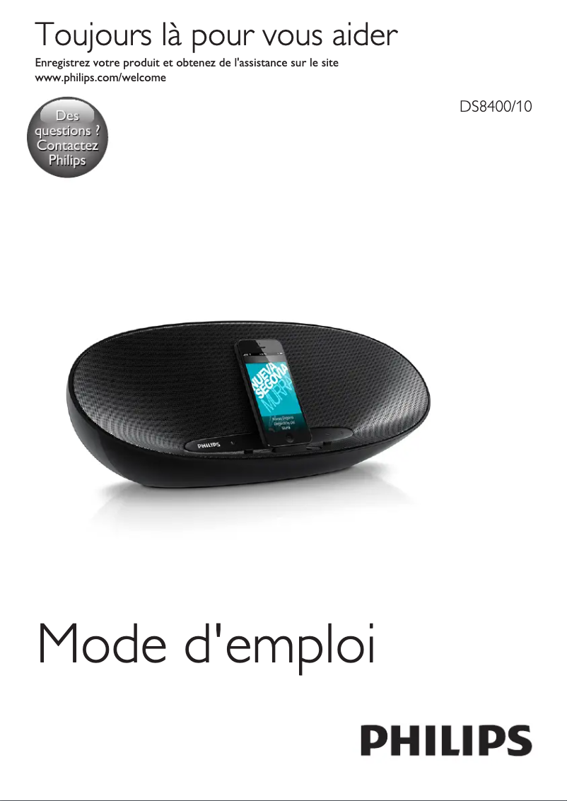 Image de la première page du manuel de l'appareil DS8400