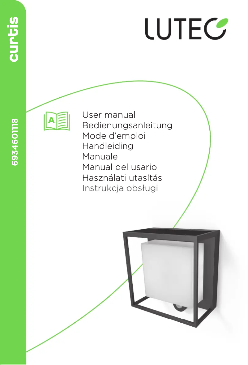 Page 1 de la notice Manuel utilisateur Lutec Curtis