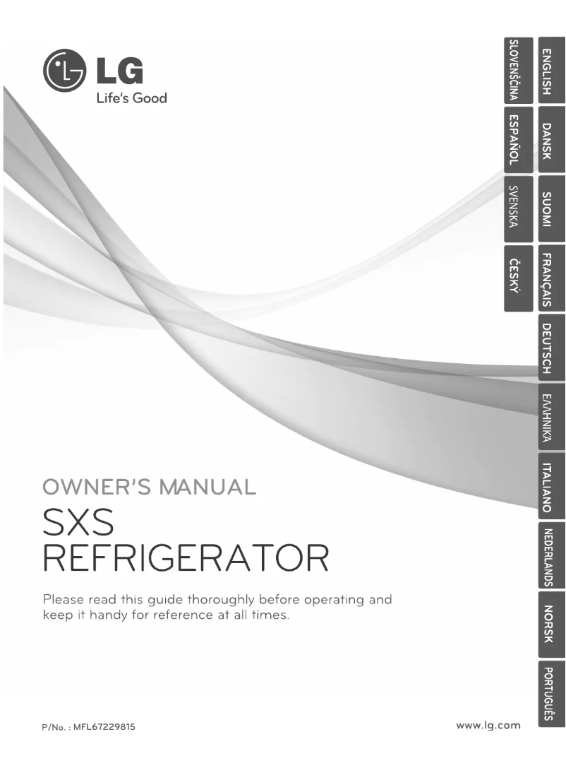 Page 1 de la notice Manuel utilisateur LG GS9167AVPV