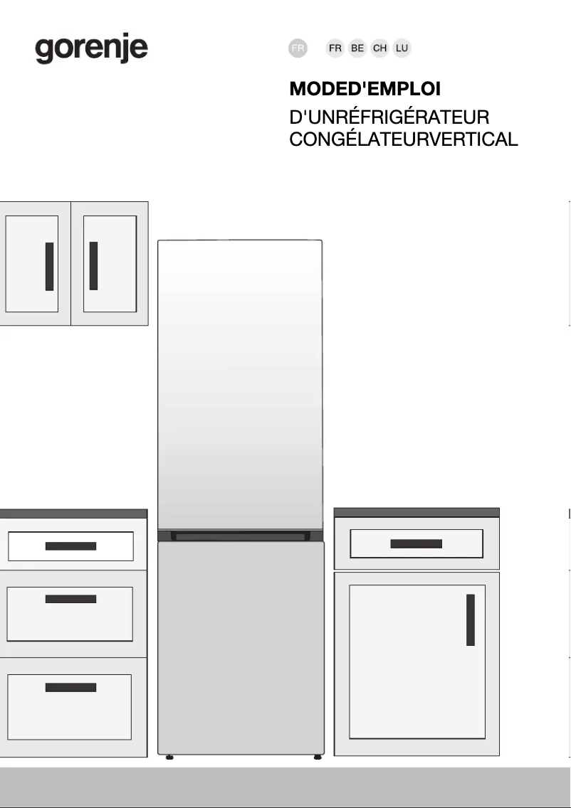 Image de la première page du manuel de l'appareil NRK62CA2XL4