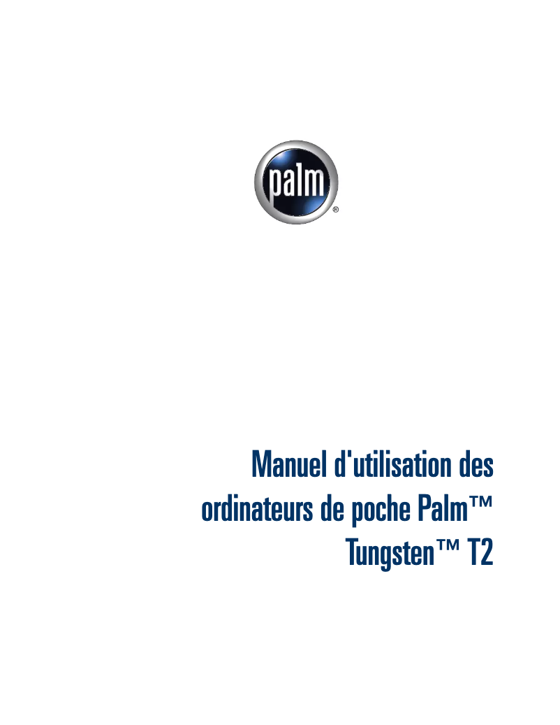 Image de la première page du manuel de l'appareil Tungsten T2