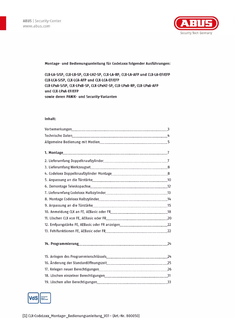 Image de la première page du manuel de l'appareil CLX-LPXA-S-00