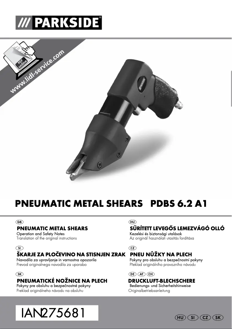 Image de la première page du manuel de l'appareil PDBS 6.2 A1