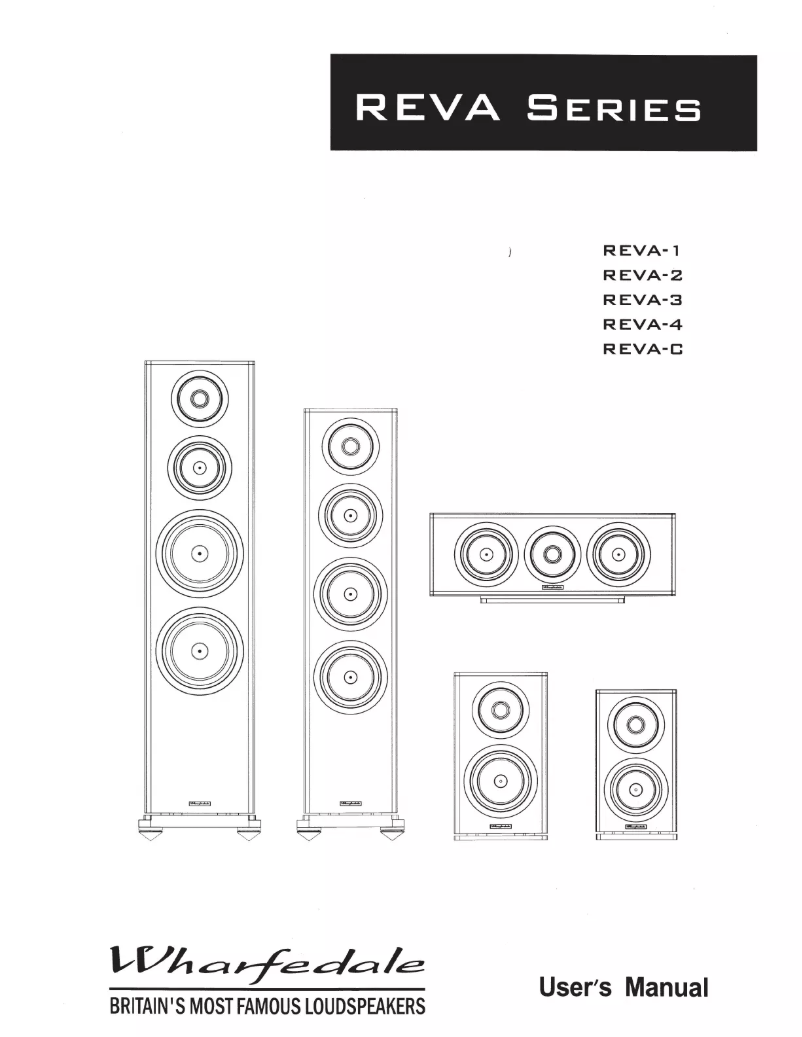 Page 1 de la notice Manuel utilisateur Wharfedale Reva 1
