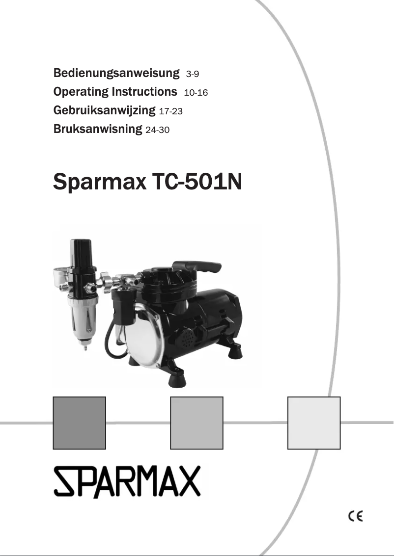 Page 1 de la notice Manuel utilisateur Sparmax TC-501N