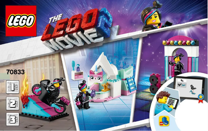 Page 1 de la notice Manuel utilisateur Lego Movie 2 70833