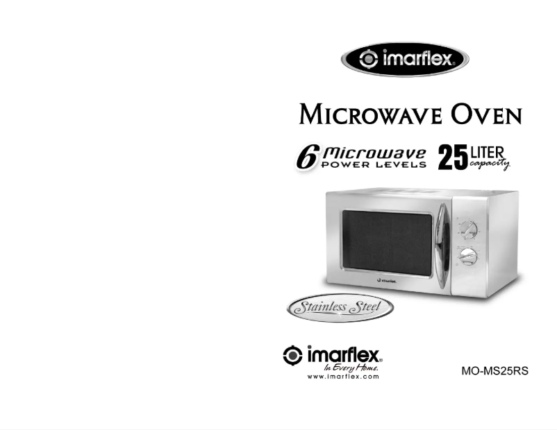 Page 1 de la notice Manuel utilisateur Imarflex MO-MS25RS