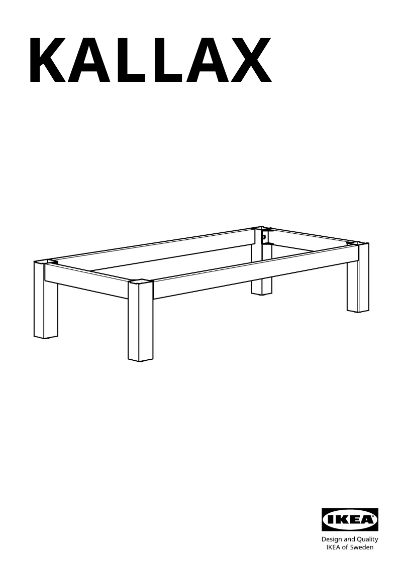 Image de la première page du manuel de l'appareil KALLAX 704.955.97