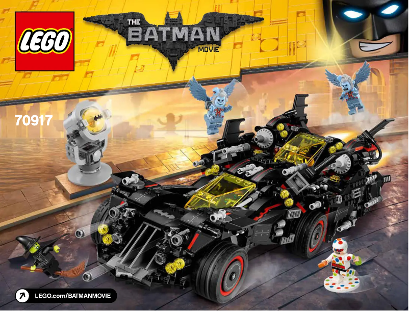 Page 1 de la notice Manuel utilisateur Lego Batman Movie 70917