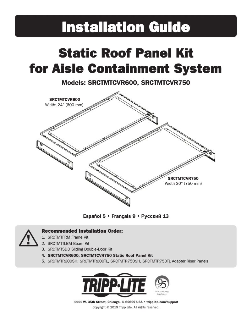 Image de la première page du manuel de l'appareil SRCTMTCVR750
