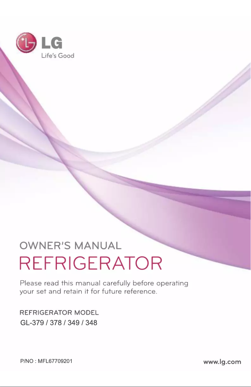 Image de la première page du manuel de l'appareil GL-379PEX5