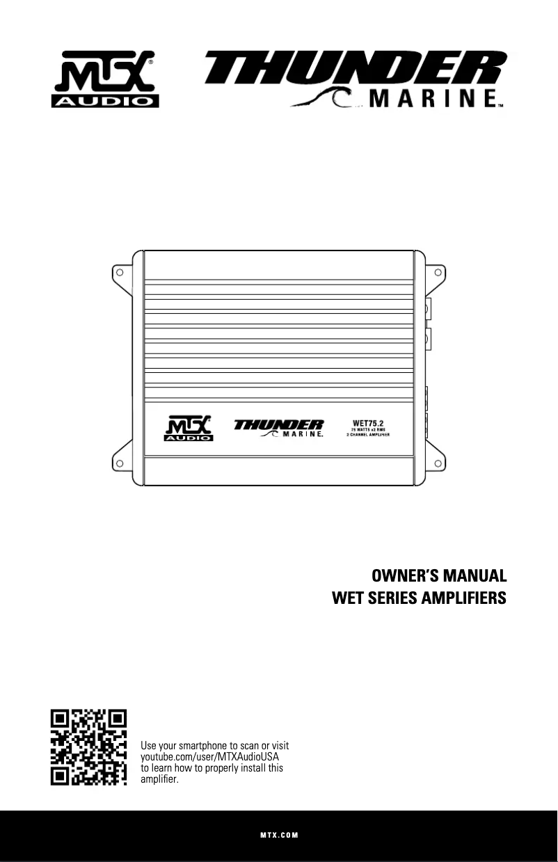 Image de la première page du manuel de l'appareil WET75.2