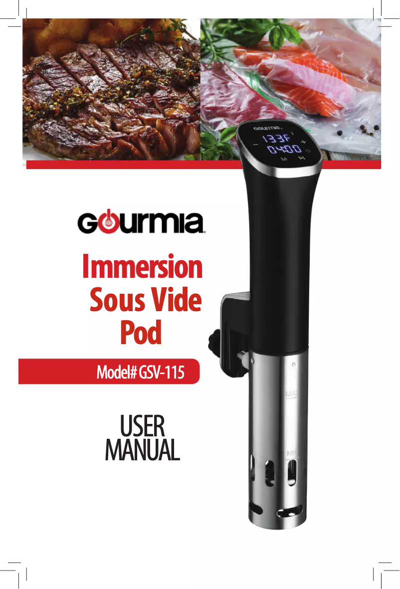 Image de la première page du manuel de l'appareil GSV115