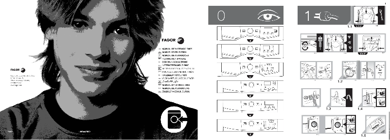 Page n°1 - Manuel utilisateur Brandt WFK2458FE