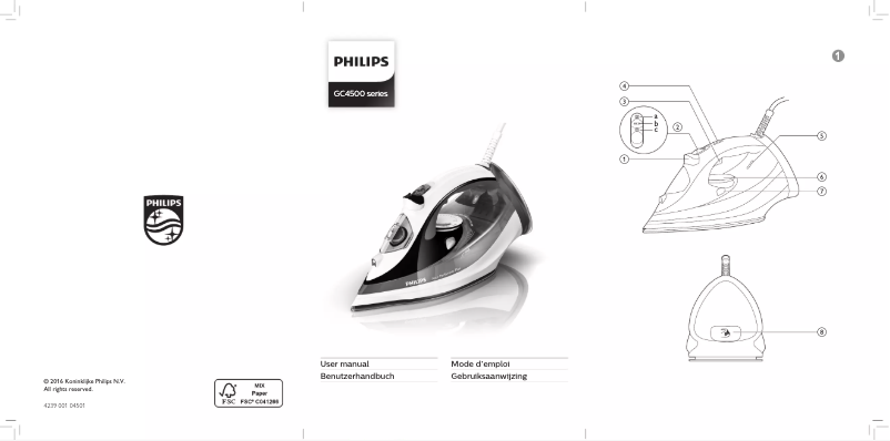 Image de la première page du manuel de l'appareil Azur Performer Plus GC4518