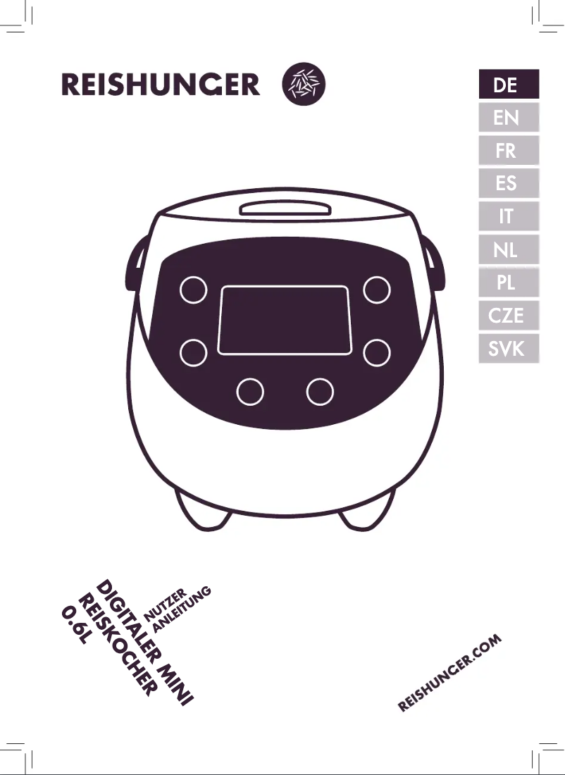 Page 1 de la notice Manuel utilisateur Reishunger Digitaler Mini