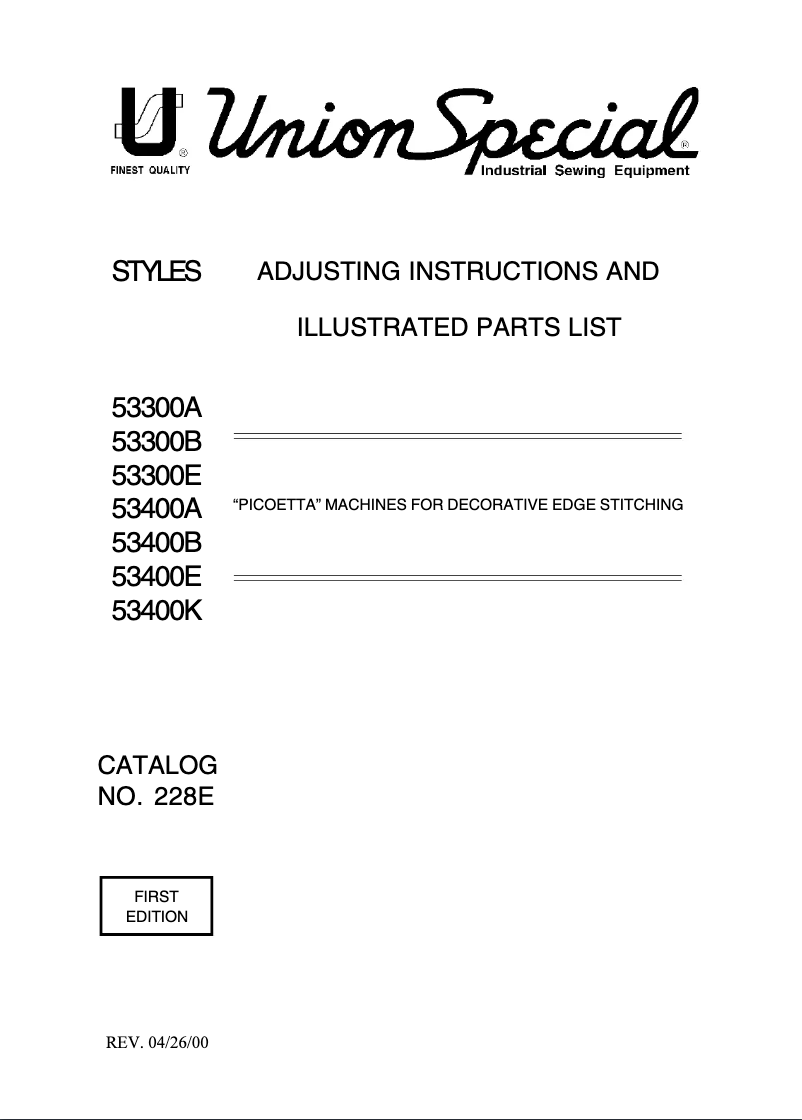 Image de la première page du manuel de l'appareil 53400A
