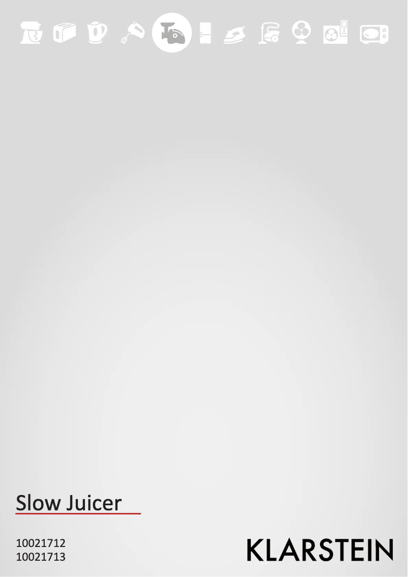 Page 1 de la notice Manuel utilisateur Klarstein Moreno