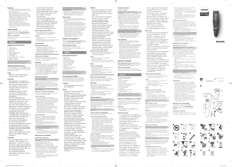 Página 1 del manual Manual de usuario Philips Series 7000 BT7205