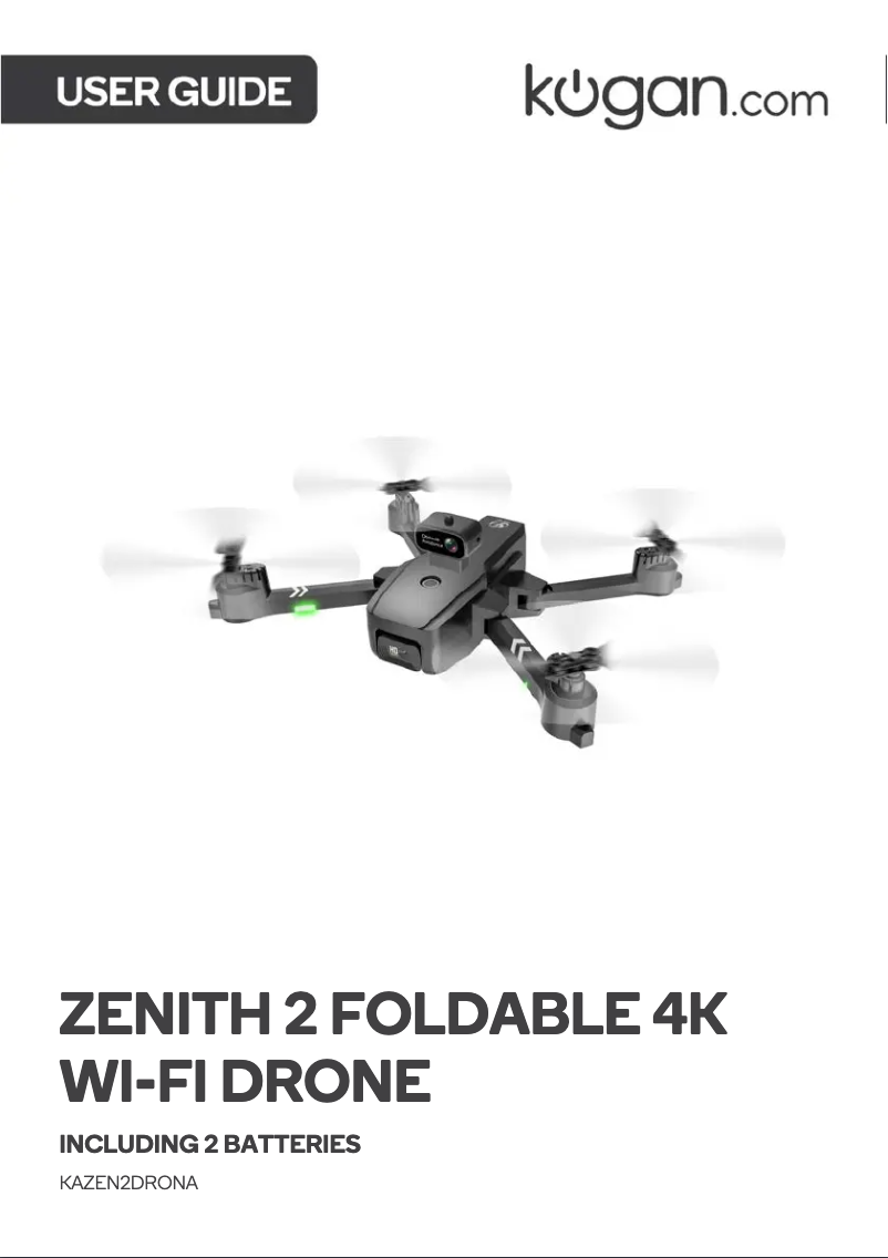 Page n°1 - Manuel utilisateur Kogan KAZEN2DRONA