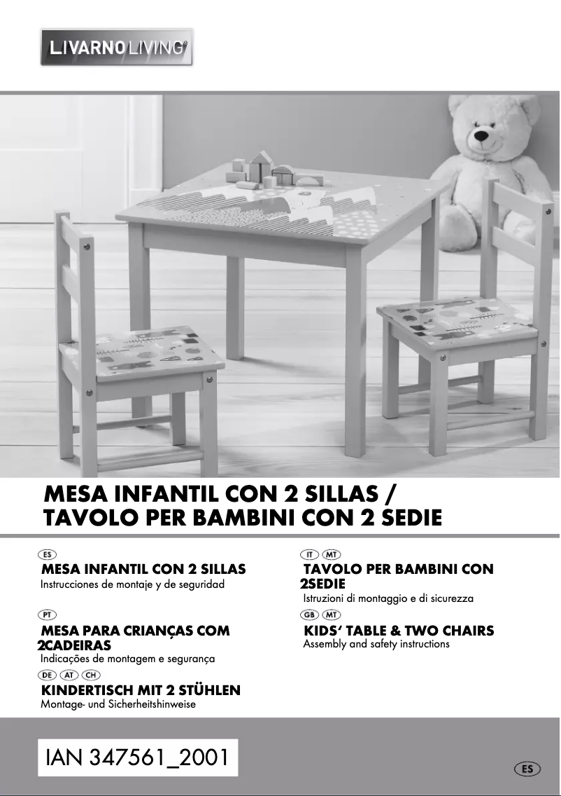 Page 1 de la notice Manuel utilisateur Livarno Lux IAN 347561