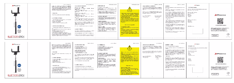 Page 1 de la notice Manuel utilisateur Phoenix Technologies Bluetoothstick