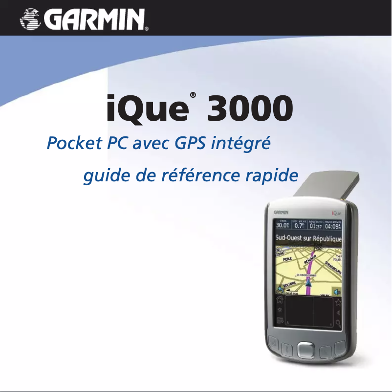 Página 1 del manual Manual de usuario Garmin iQue 3000