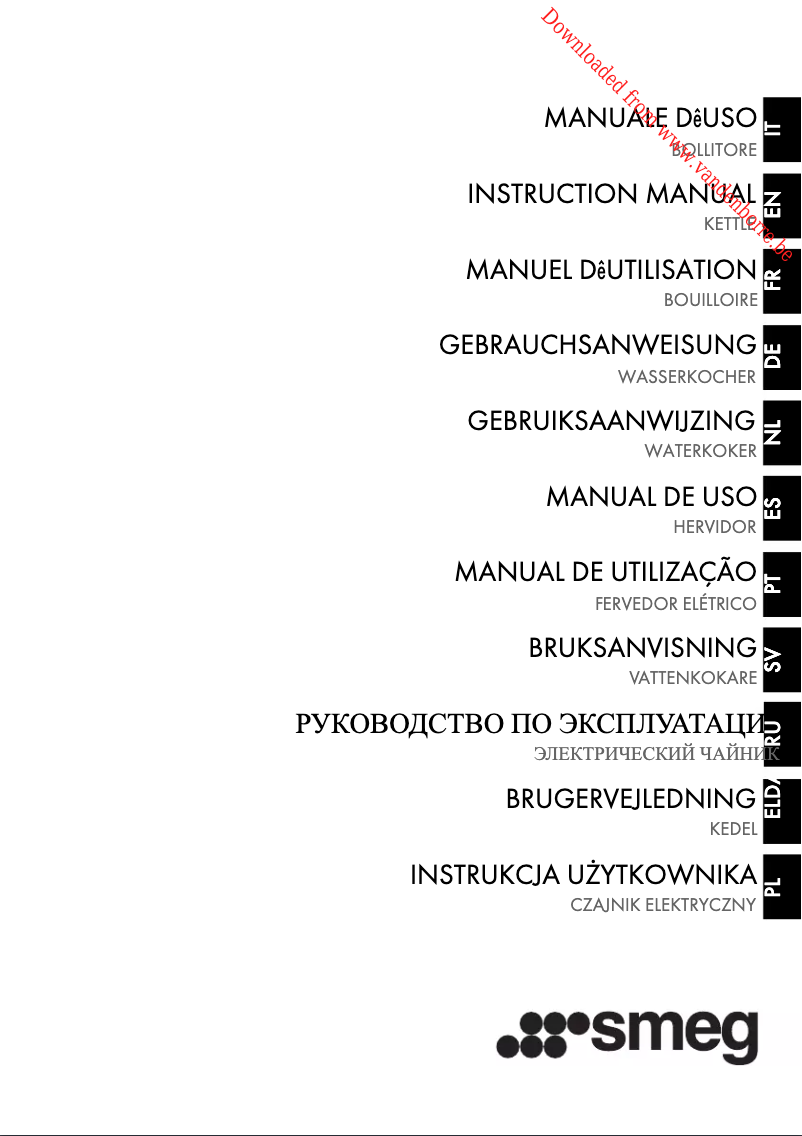 Image de la première page du manuel de l'appareil KLF03