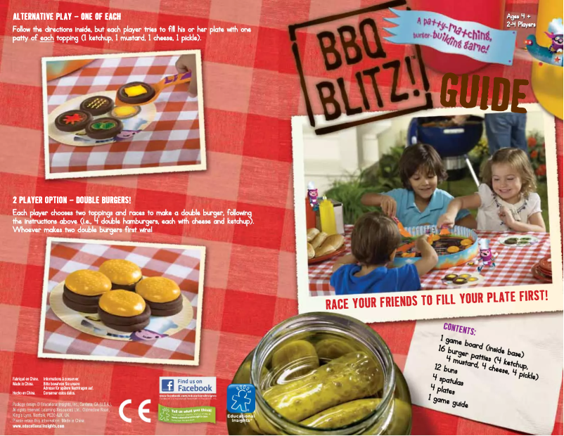 Image de la première page du manuel de l'appareil BBQ Blitz