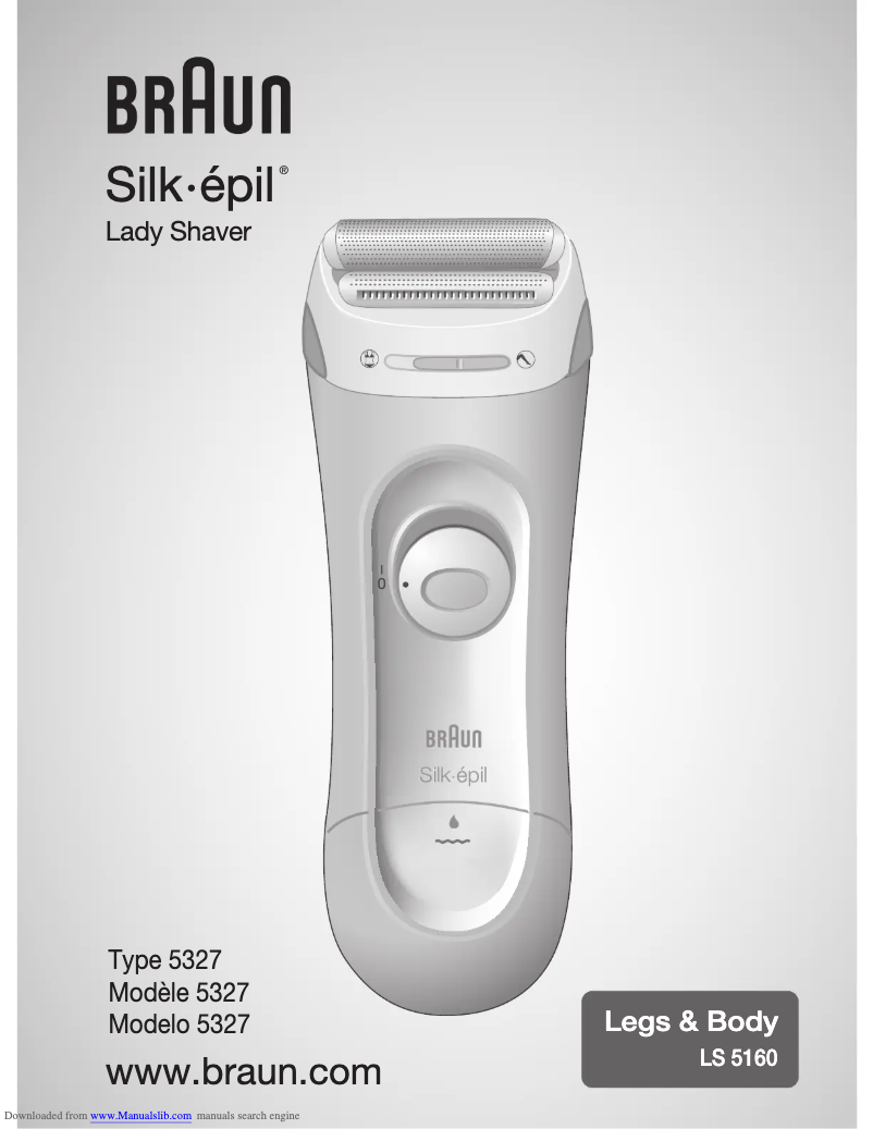 Image de la première page du manuel de l'appareil Silk-épil LS 5-160