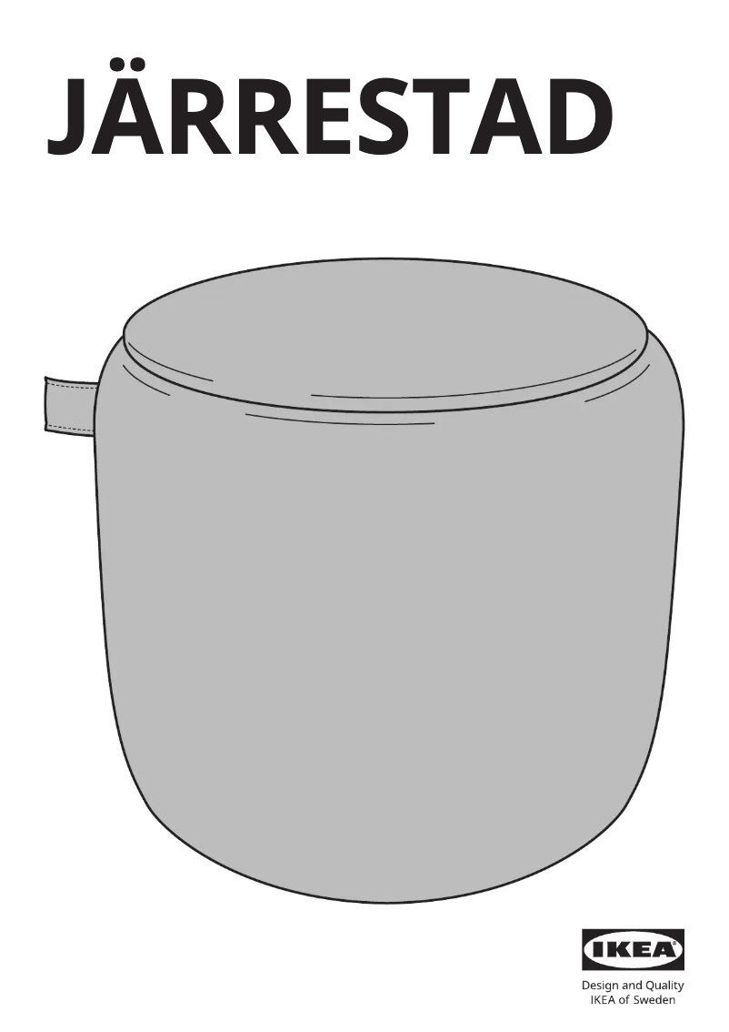 Page 1 de la notice Manuel utilisateur Ikea JÄRRESTAD 805.623.41