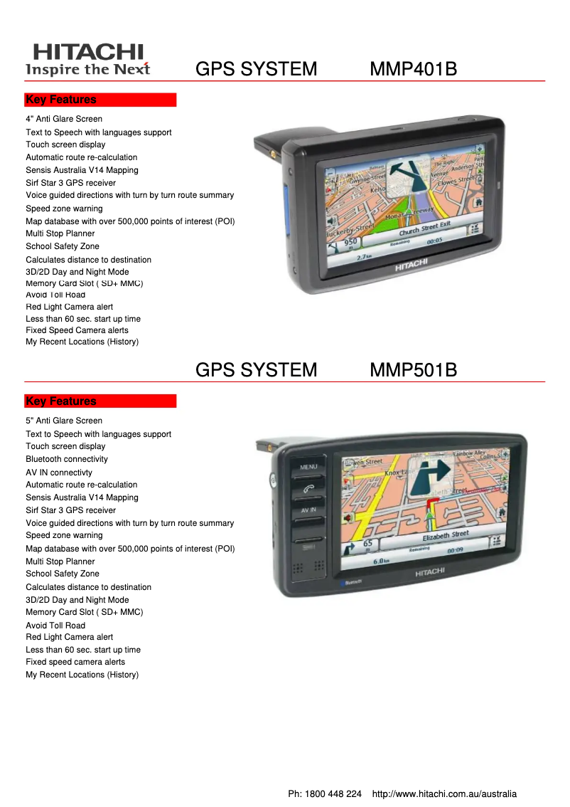 Image de la première page du manuel de l'appareil MMP401B