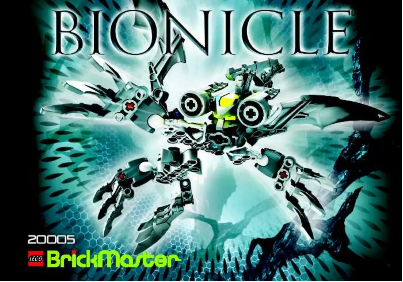 Image de la première page du manuel de l'appareil Brickmaster - Bionicle