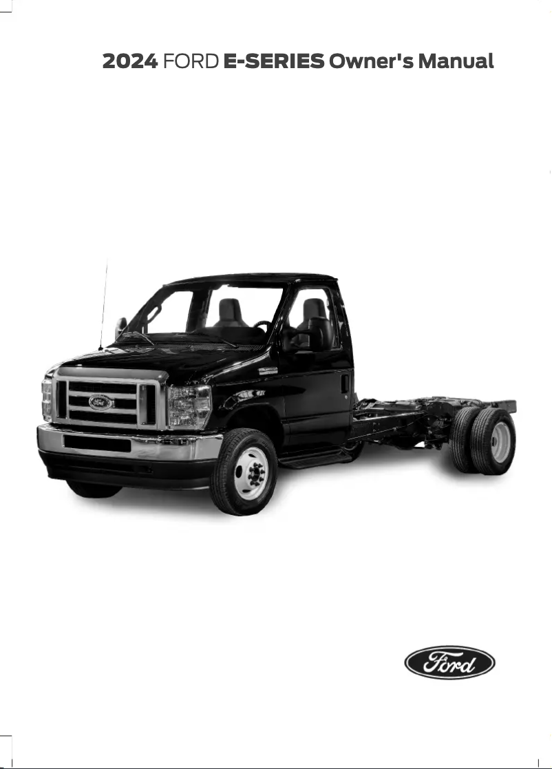 Page 1 de la notice Manuel utilisateur Ford E-450 (2024)