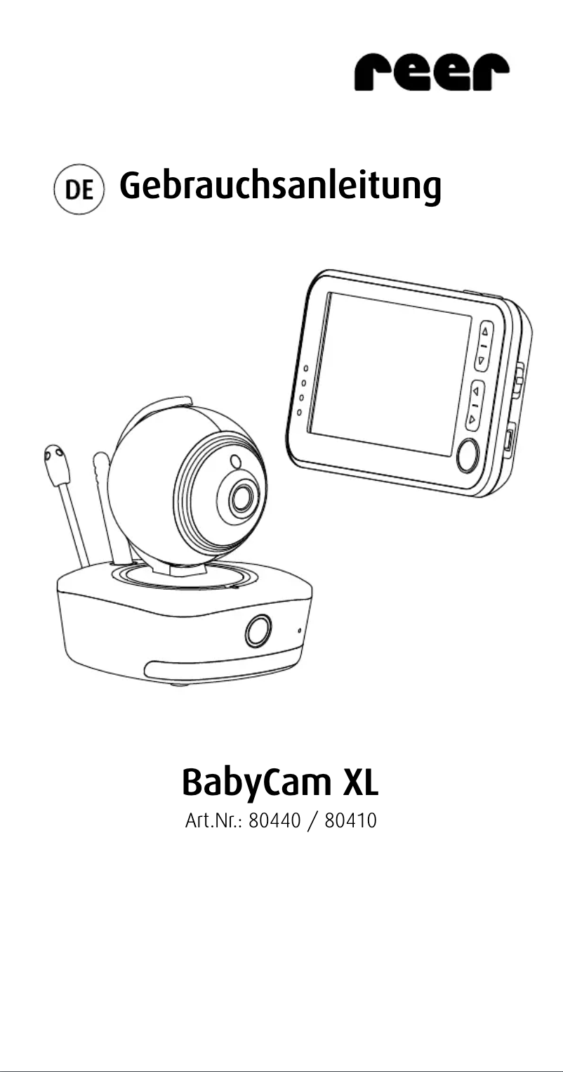 Image de la première page du manuel de l'appareil BabyCam XL 80440
