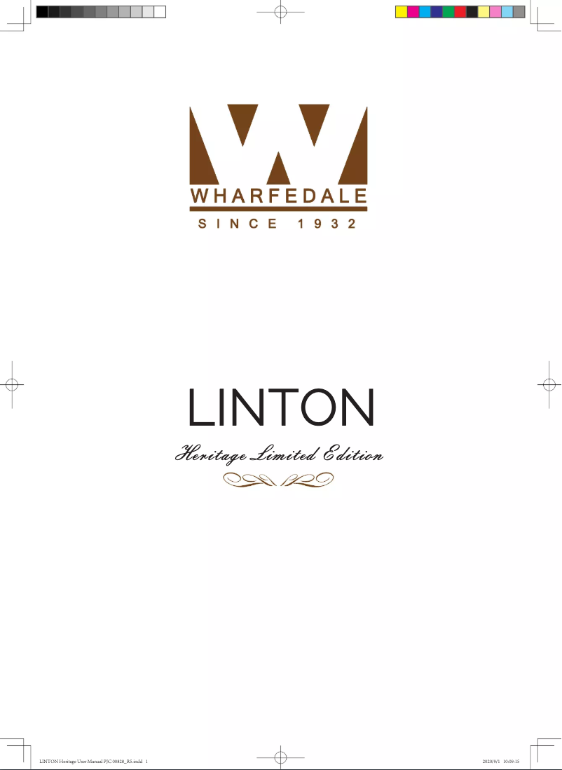 Page 1 de la notice Manuel utilisateur Wharfedale Linton