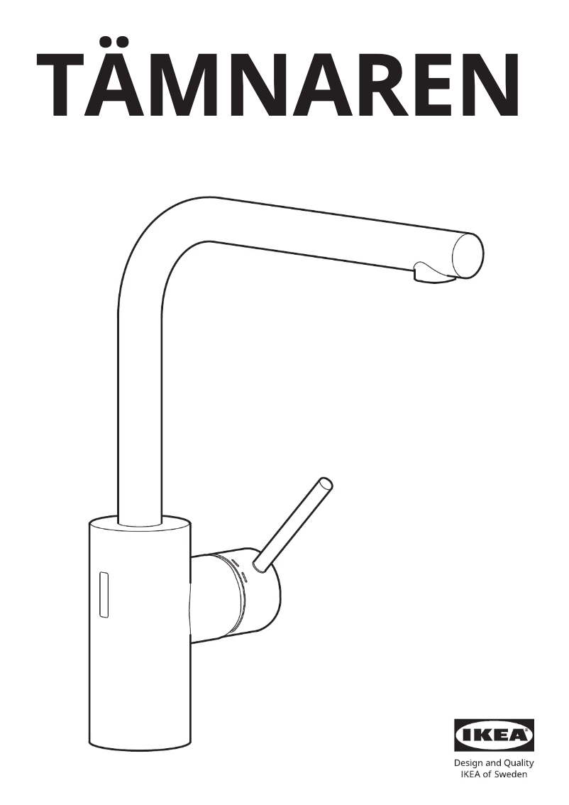 Image de la première page du manuel de l'appareil TÄMNAREN 303.595.06