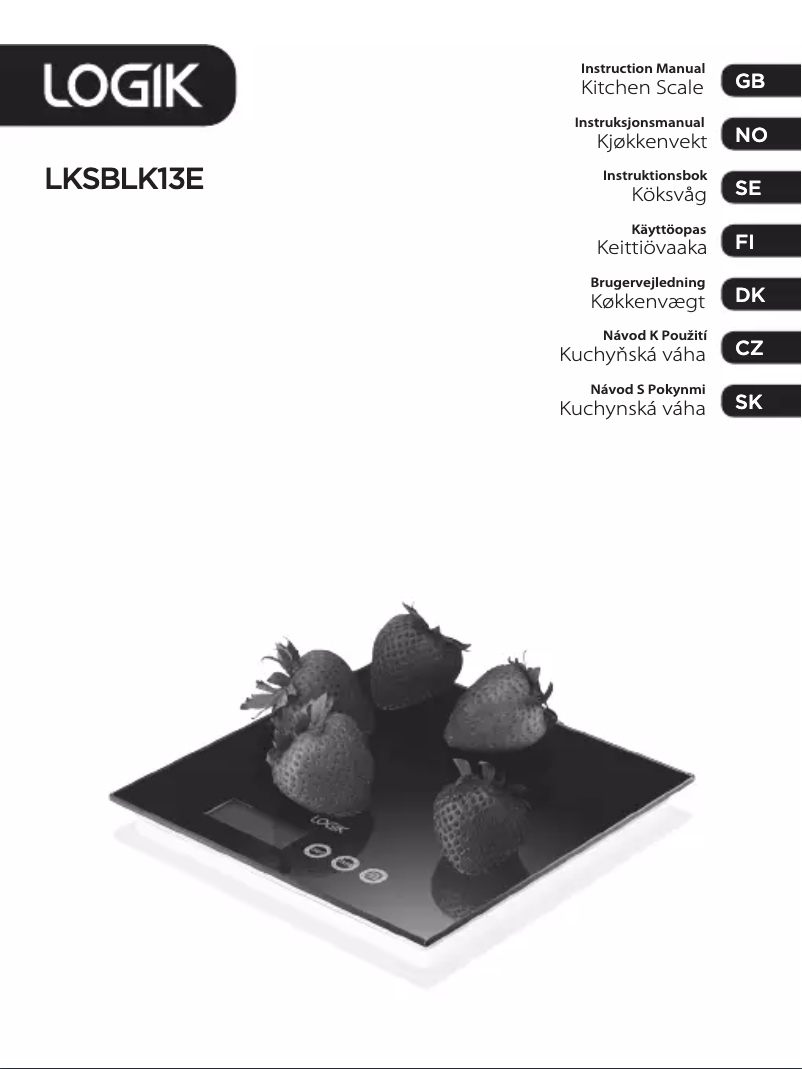 Page 1 de la notice Manuel utilisateur Logik LKSBLK13E