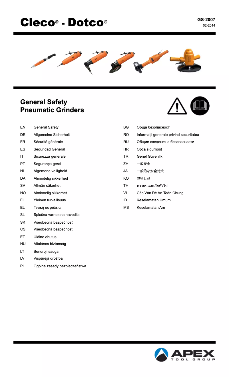 Page 1 de la notice Manuel utilisateur Cleco 10L2500-01