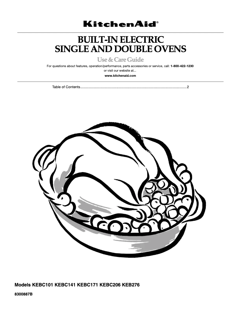 Image de la première page du manuel de l'appareil KEBC206KSS