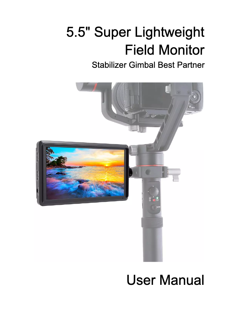 Page n°1 - Manuel utilisateur Feelworld FW572