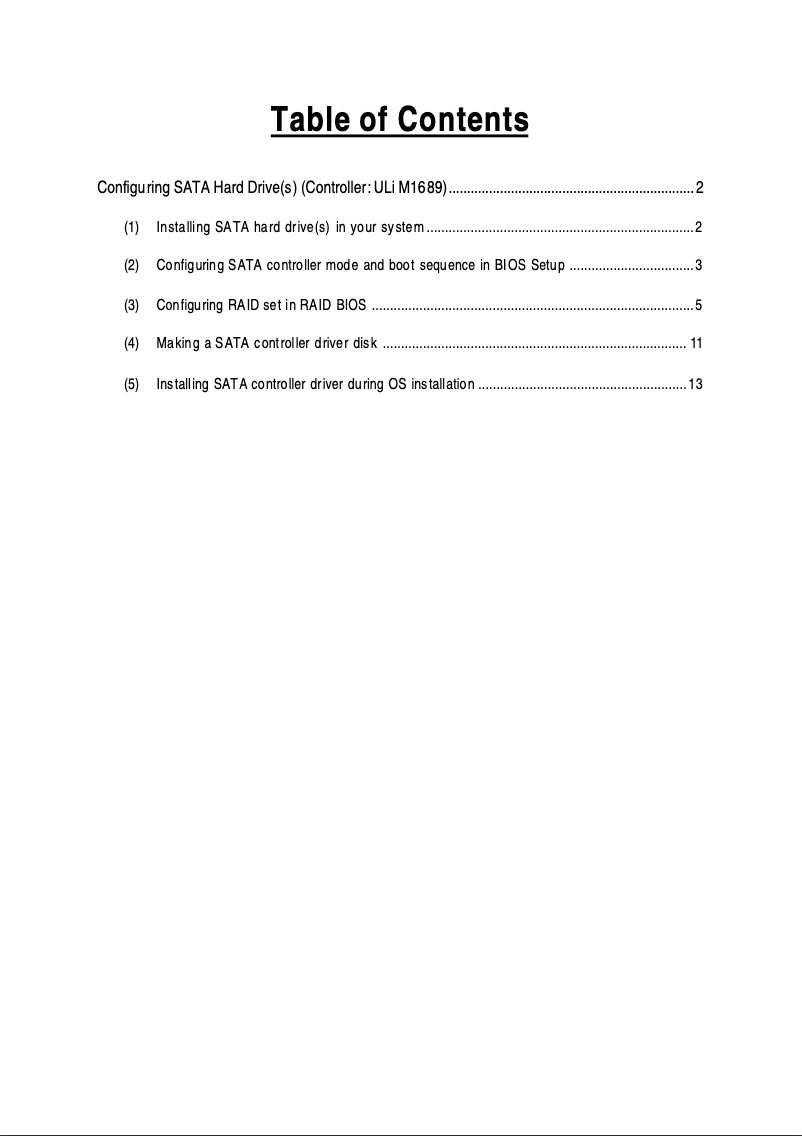 Page 1 de la notice Guide d'installation Gigabyte GA-K8U-939